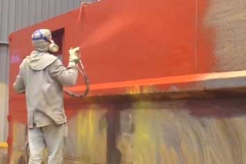 沈陽(yáng)機械設備噴漆的過(guò)程